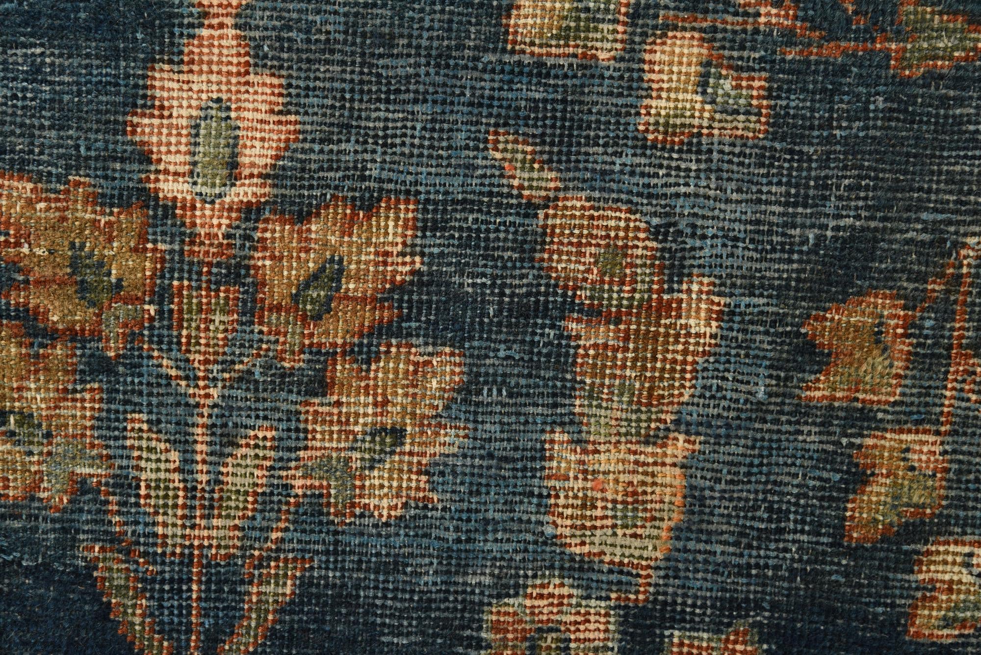 8' 7 x 12' 6 Hand Knotted Sarough Persian Wool Rug