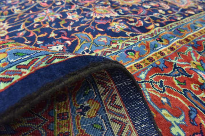 10' 2 x 13' 2 Hand Knotted Sarough Persian Wool Rug