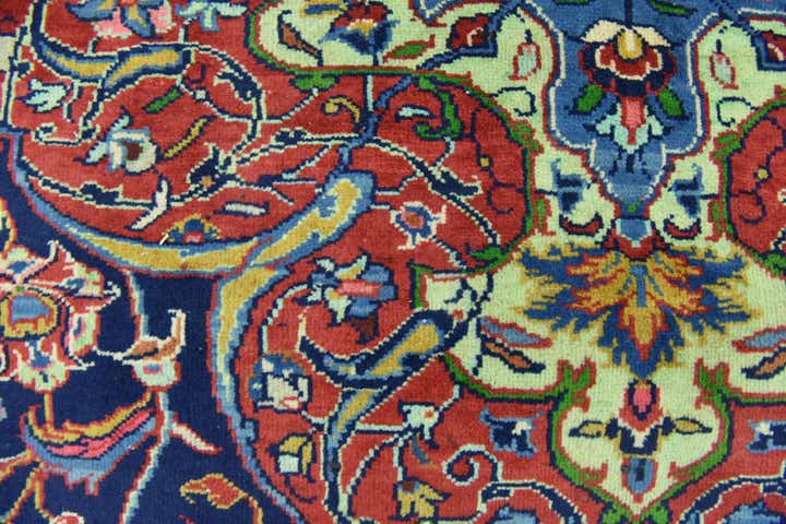 10' 2 x 13' 2 Hand Knotted Sarough Persian Wool Rug