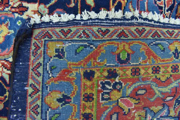 10' 2 x 13' 2 Hand Knotted Sarough Persian Wool Rug