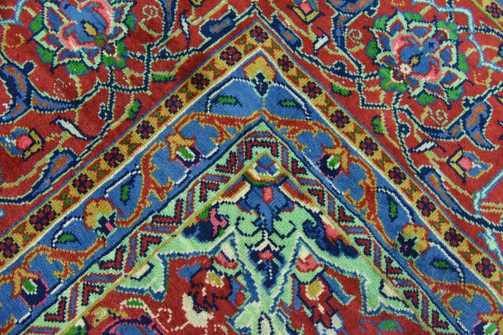 10' 2 x 13' 2 Hand Knotted Sarough Persian Wool Rug