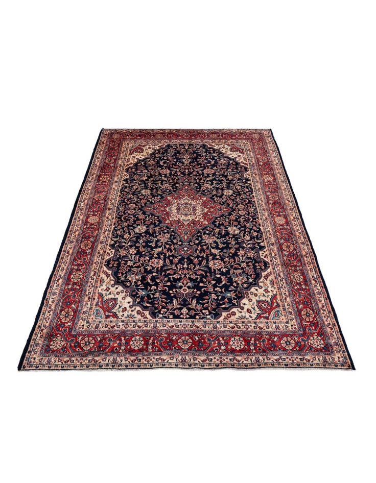 Detail image of 7' 4 x 10' 7 Hand Knotted Sarough Persian Wool Rug