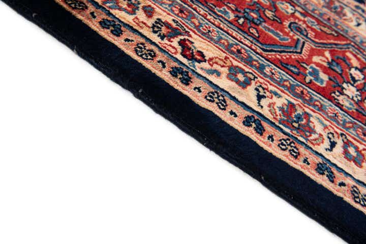 7' 4 x 10' 7 Hand Knotted Sarough Persian Wool Rug
