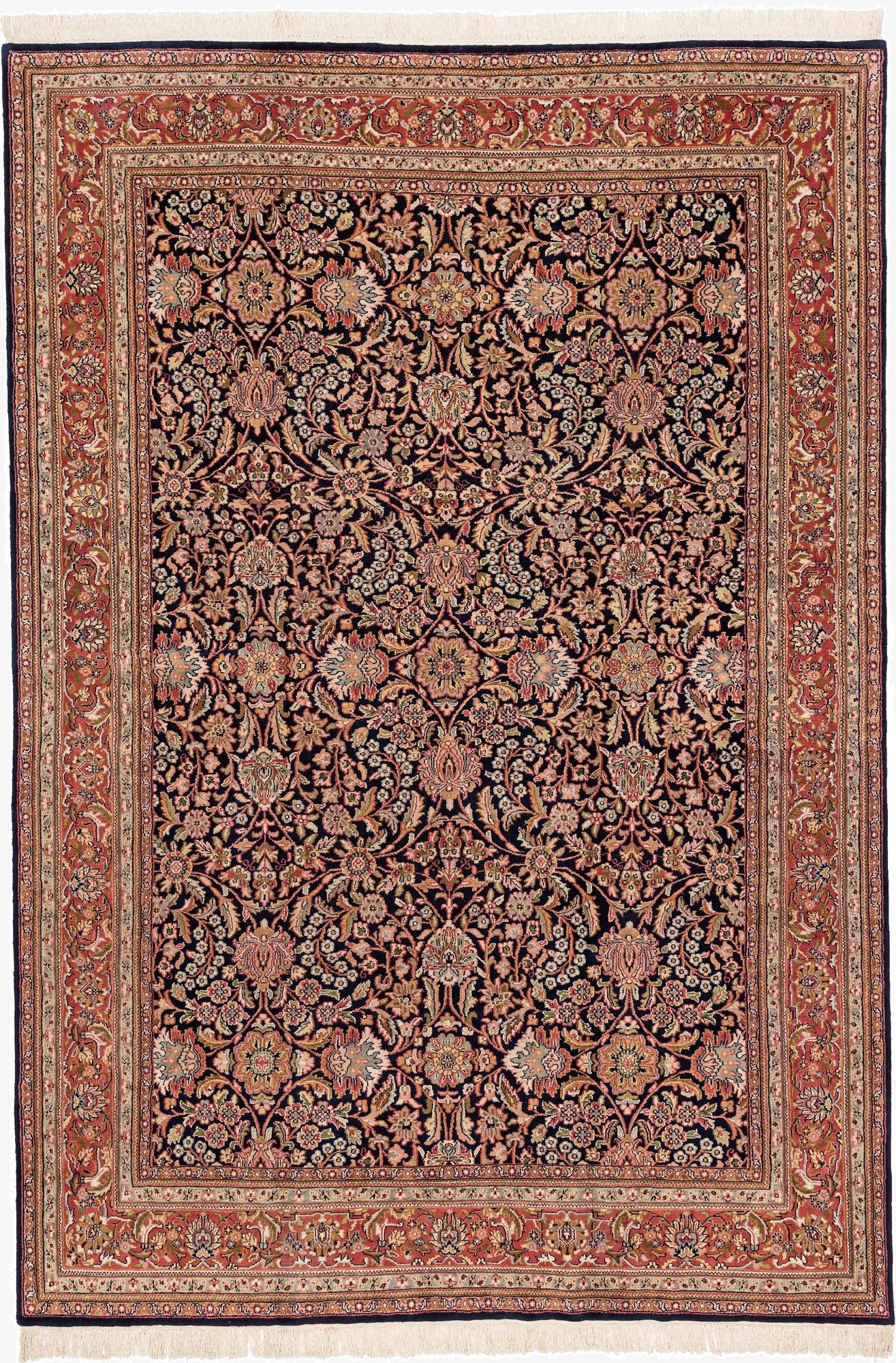 220cm x 325cm  Hand Knotted Sarough Oriental Wool Rug
