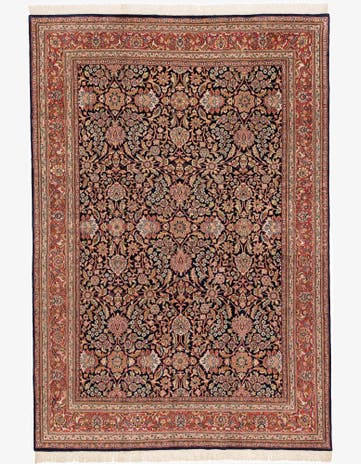 7' 3 x 10' 8 Hand Knotted Sarough Oriental Wool Rug