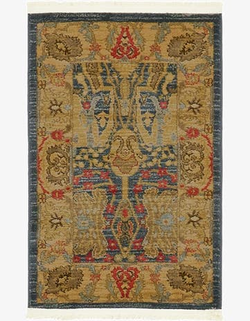 Navy Blue Serapi Rug