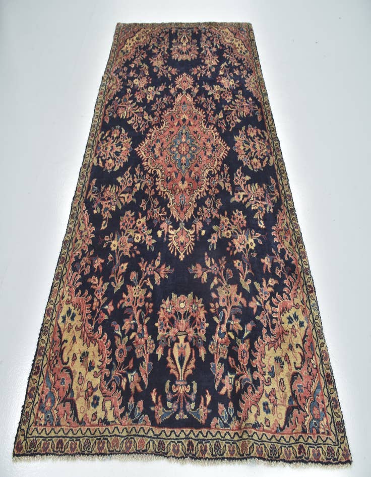 Detail image of 5' 3 x 9' Hand Knotted Shahrbaft Persian Wool Rug