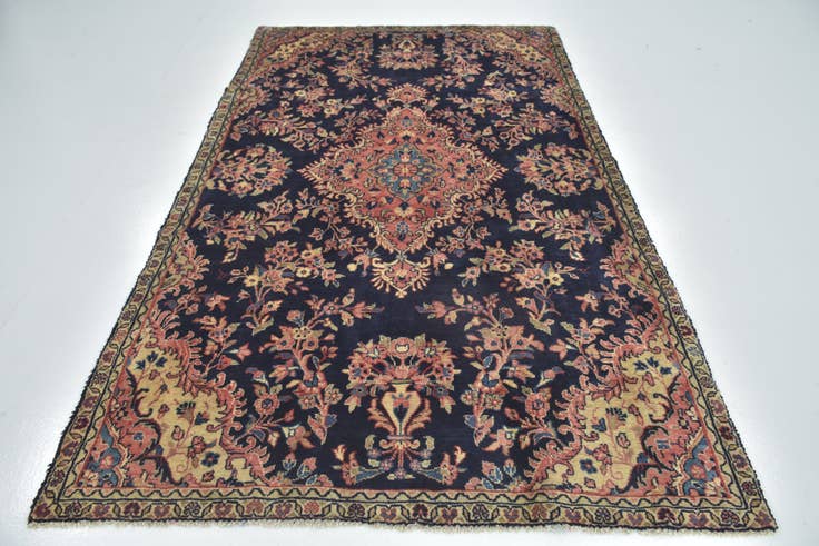 Detail image of 5' 3 x 9' Hand Knotted Shahrbaft Persian Wool Rug