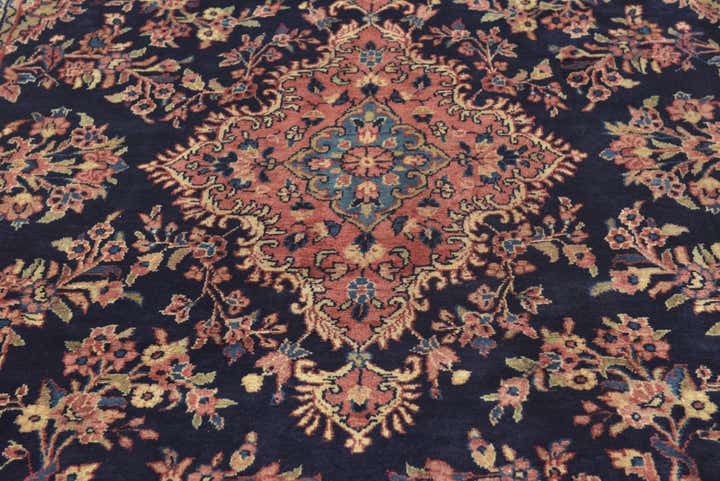 5' 3 x 9' Hand Knotted Shahrbaft Persian Wool Rug