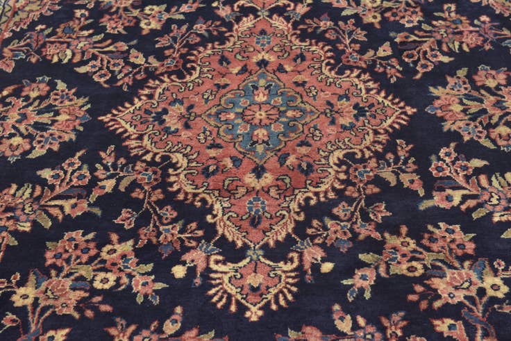 Detail image of 5' 3 x 9' Hand Knotted Shahrbaft Persian Wool Rug