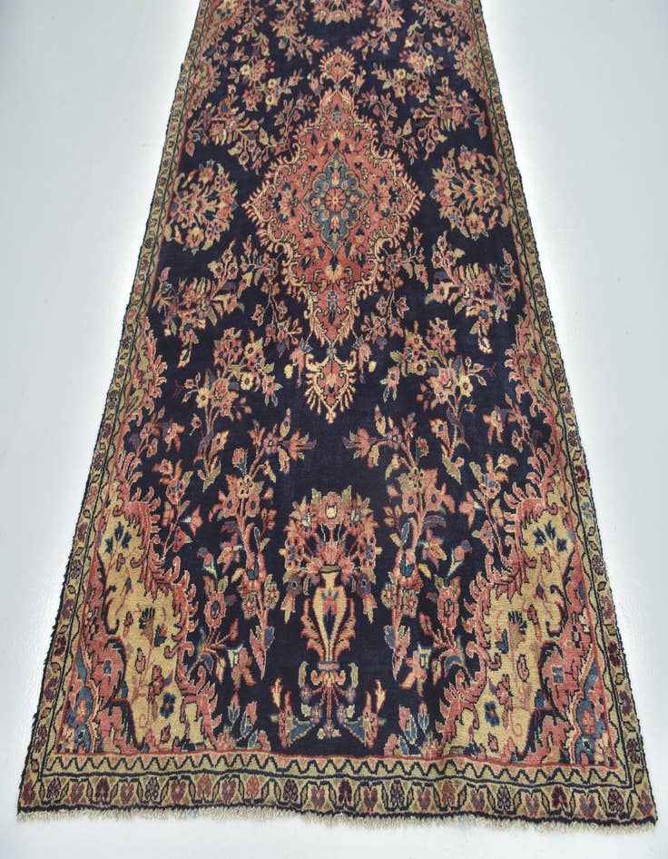 Detail image of 5' 3 x 9' Hand Knotted Shahrbaft Persian Wool Rug