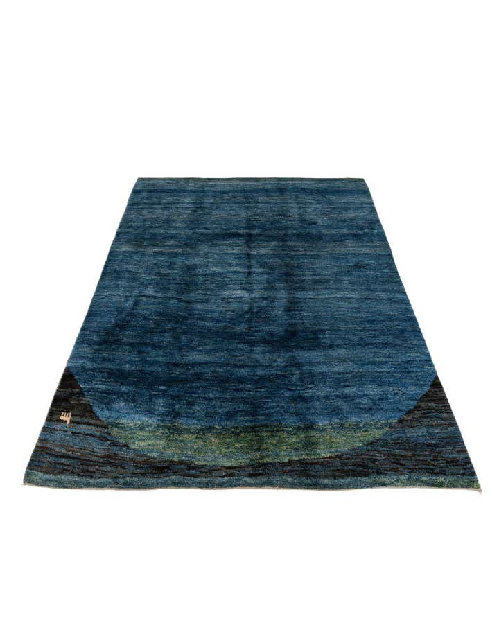 8' 7 x 10' 9 Hand Knotted Shiraz-Gabbeh Persian Wool Rug