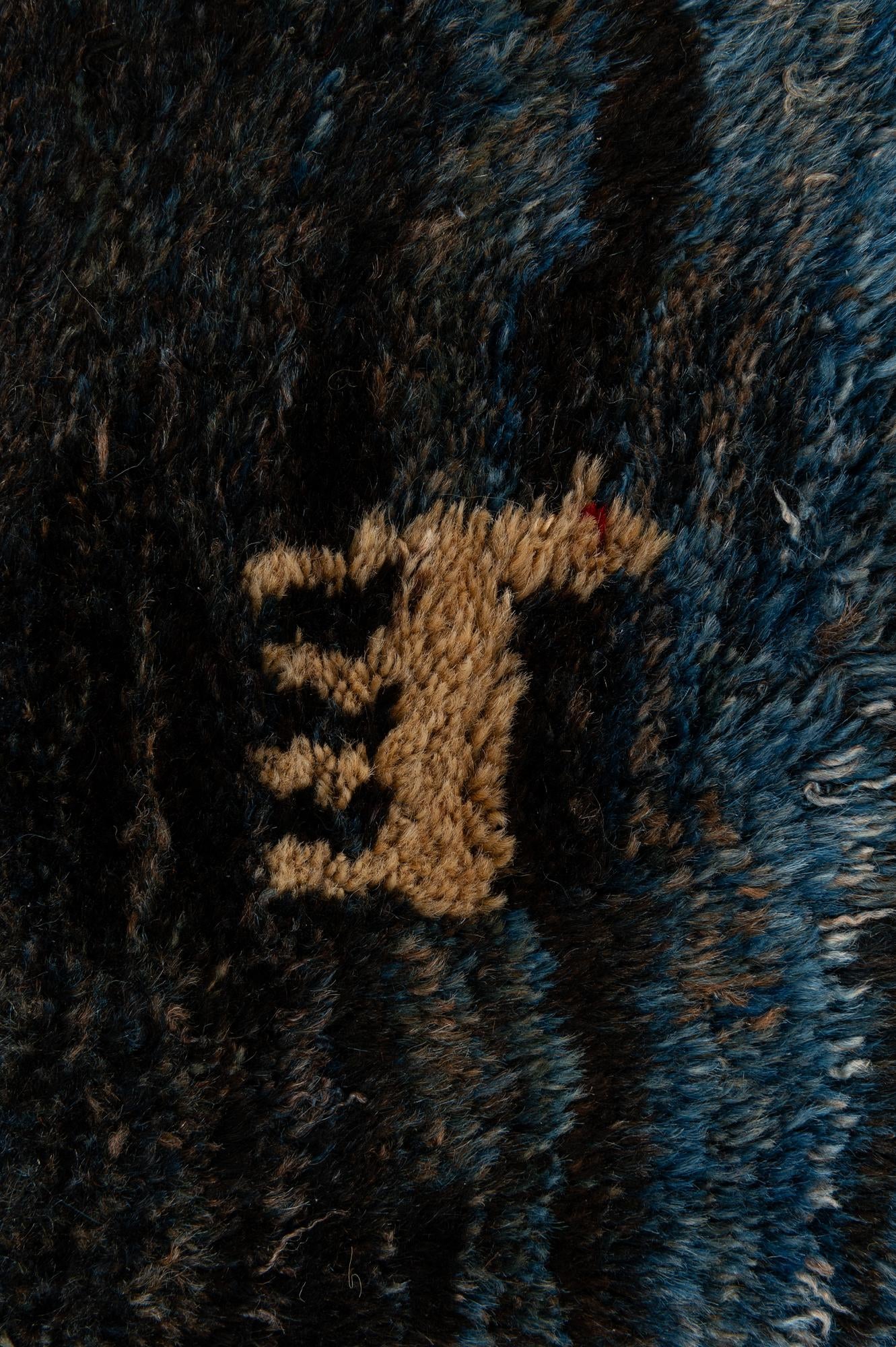 8' 7 x 10' 9 Hand Knotted Shiraz-Gabbeh Persian Wool Rug