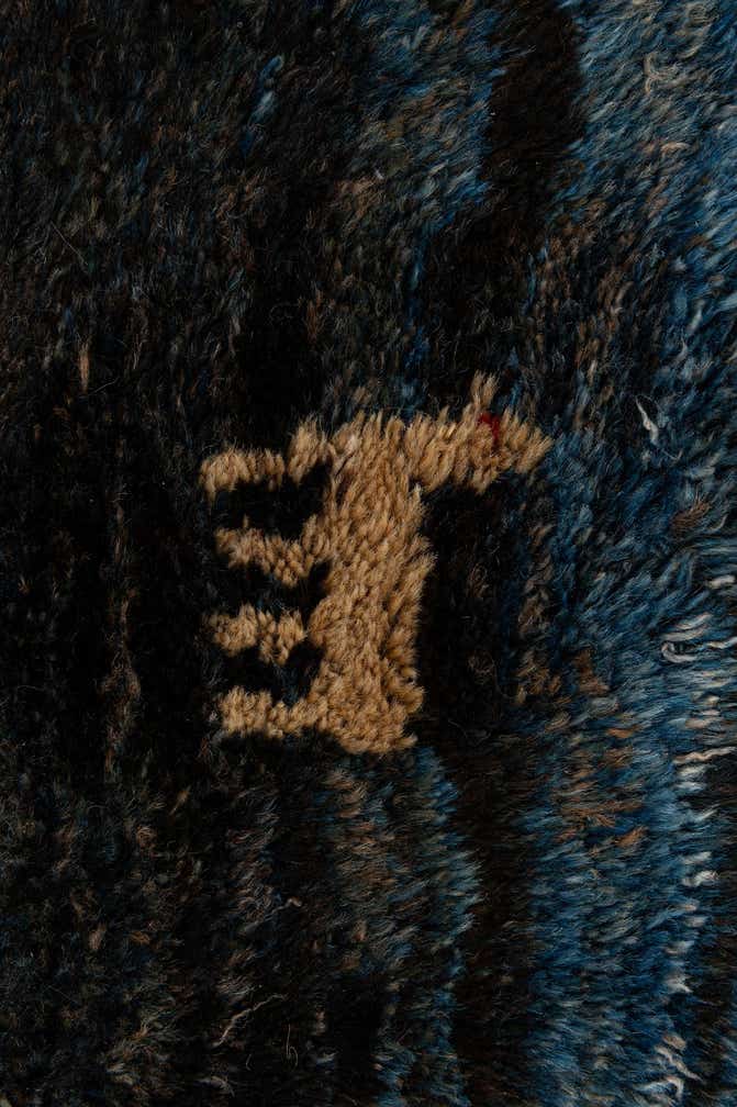 8' 7 x 10' 9 Hand Knotted Shiraz-Gabbeh Persian Wool Rug