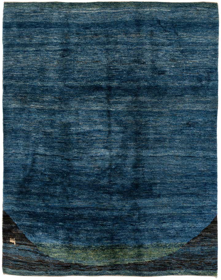 8' 7 x 10' 9 Hand Knotted Shiraz-Gabbeh Persian Wool Rug