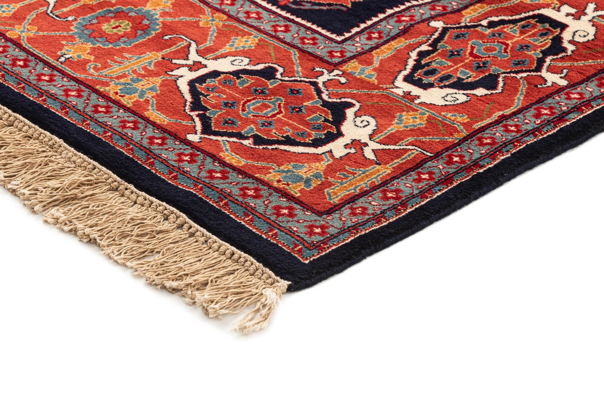 3' 10 x 6' 6 Hand Knotted Shirvan Oriental Wool Rug