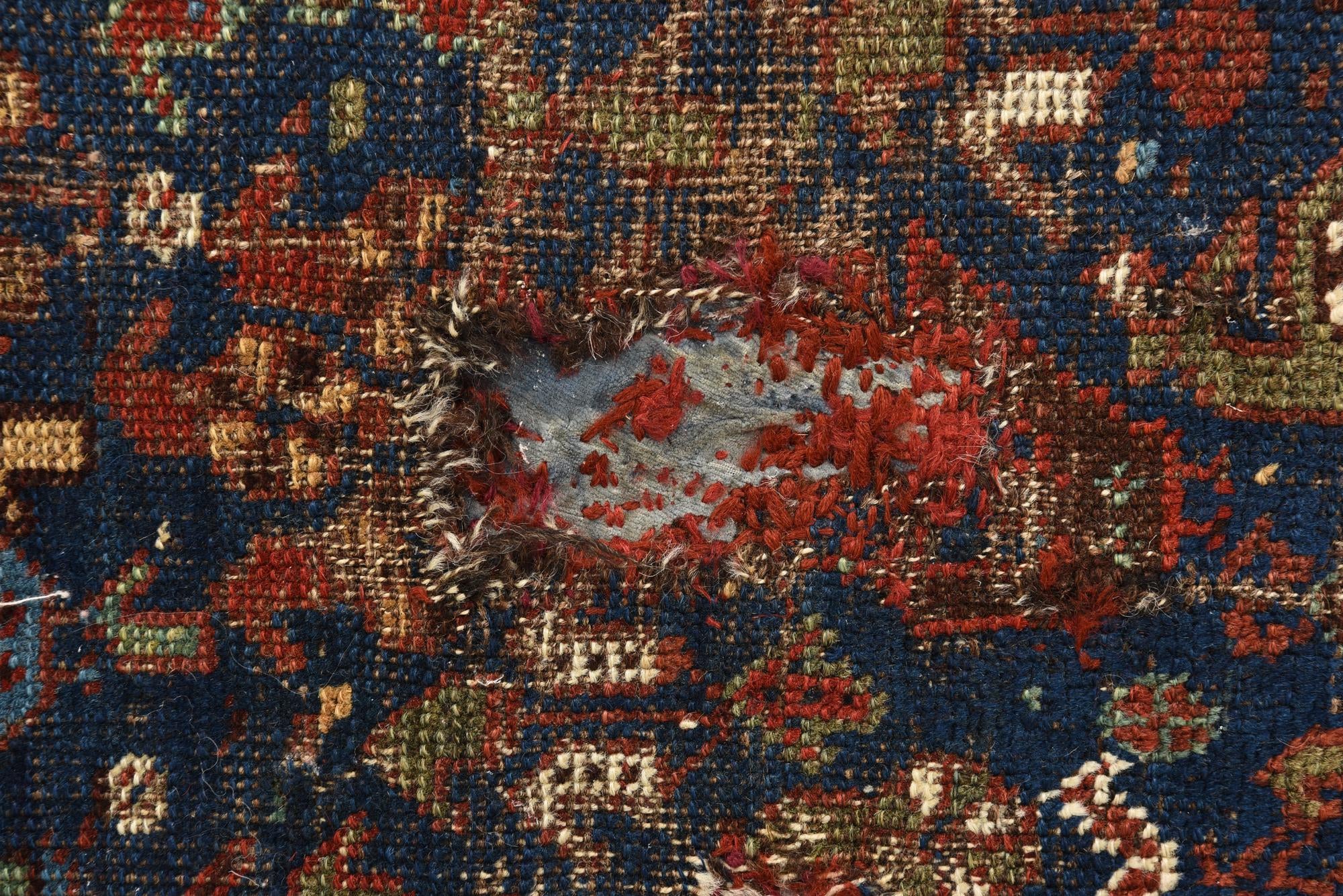 4' 1 x 5' 10 Hand Knotted Shirvan Persian Wool Rug