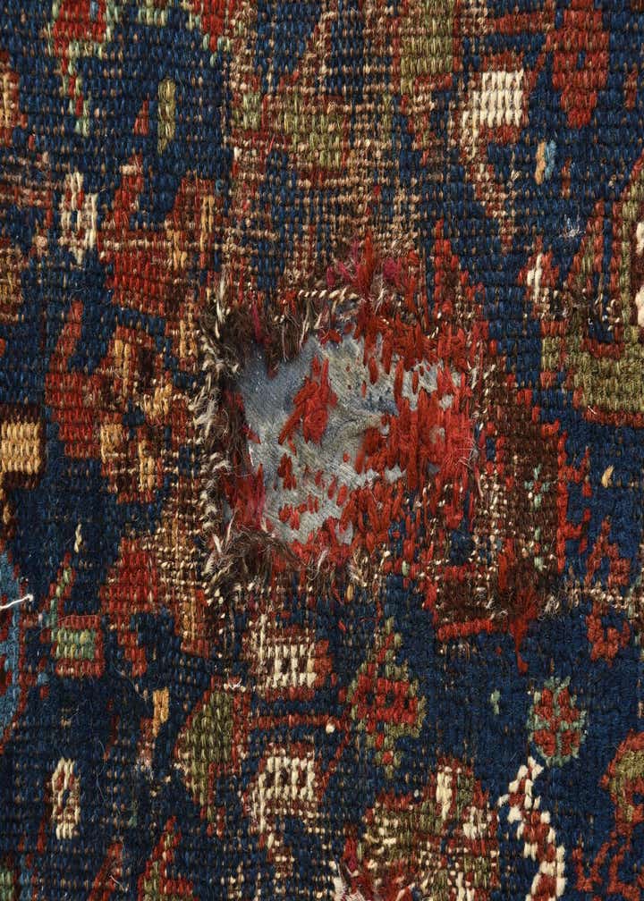 4' 1 x 5' 10 Hand Knotted Shirvan Persian Wool Rug