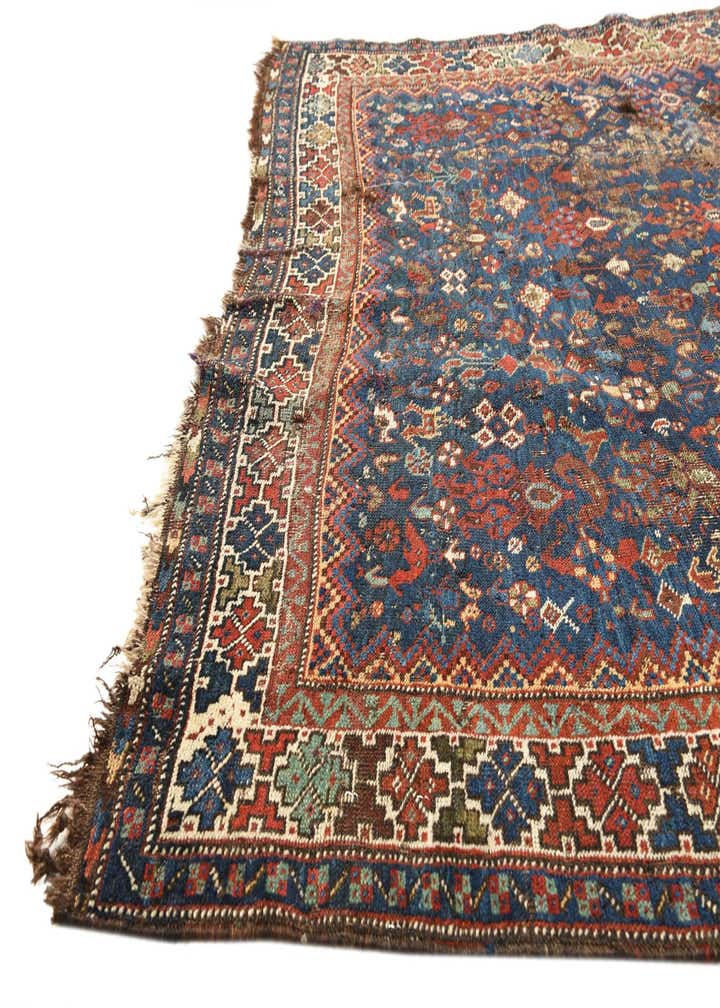 4' 1 x 5' 10 Hand Knotted Shirvan Persian Wool Rug