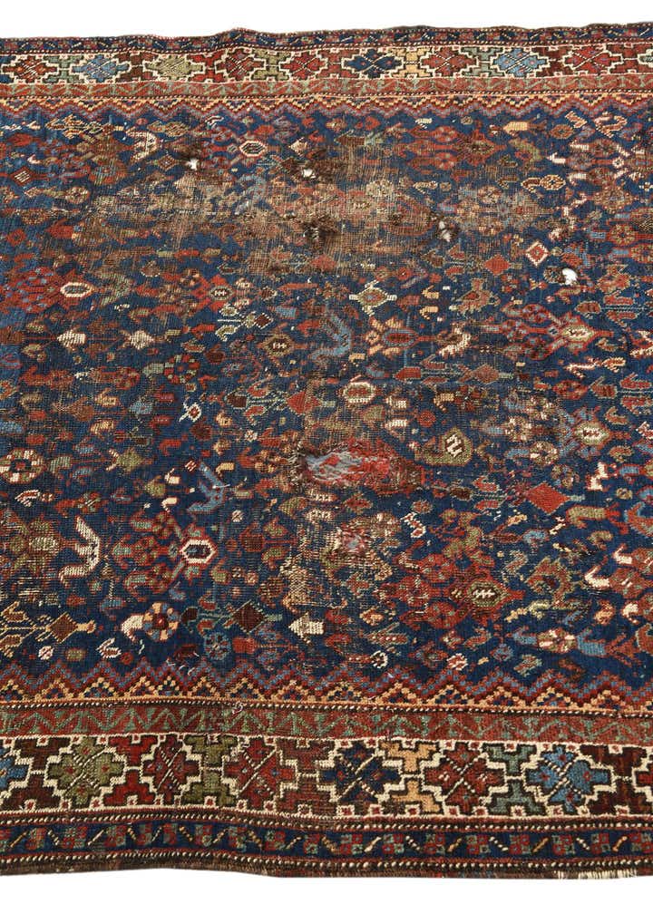 4' 1 x 5' 10 Hand Knotted Shirvan Persian Wool Rug