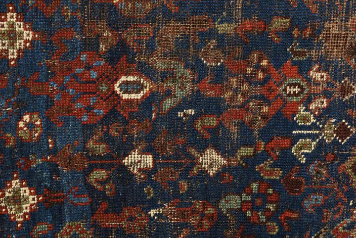 4' 1 x 5' 10 Hand Knotted Shirvan Persian Wool Rug