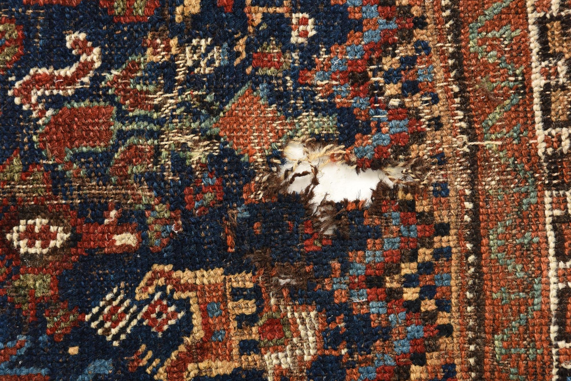 4' 1 x 5' 10 Hand Knotted Shirvan Persian Wool Rug