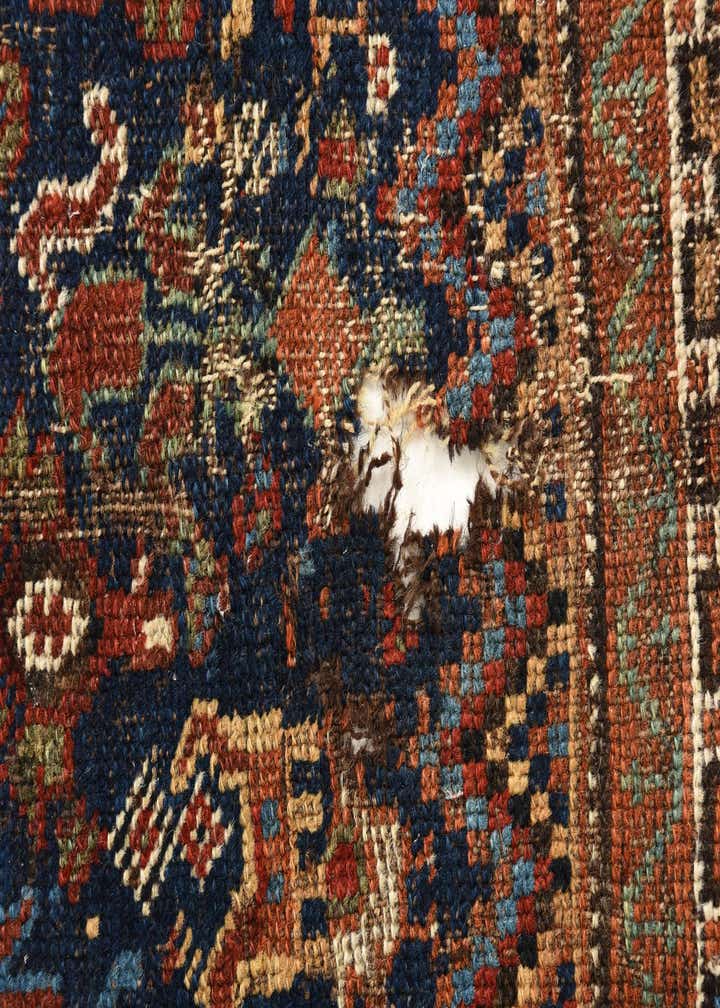 4' 1 x 5' 10 Hand Knotted Shirvan Persian Wool Rug