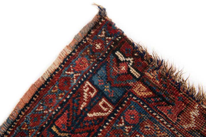 4' 3 x 5' Hand Knotted Shirvan Persian Wool Rug