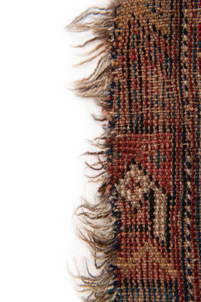 4' 3 x 5' Hand Knotted Shirvan Persian Wool Rug