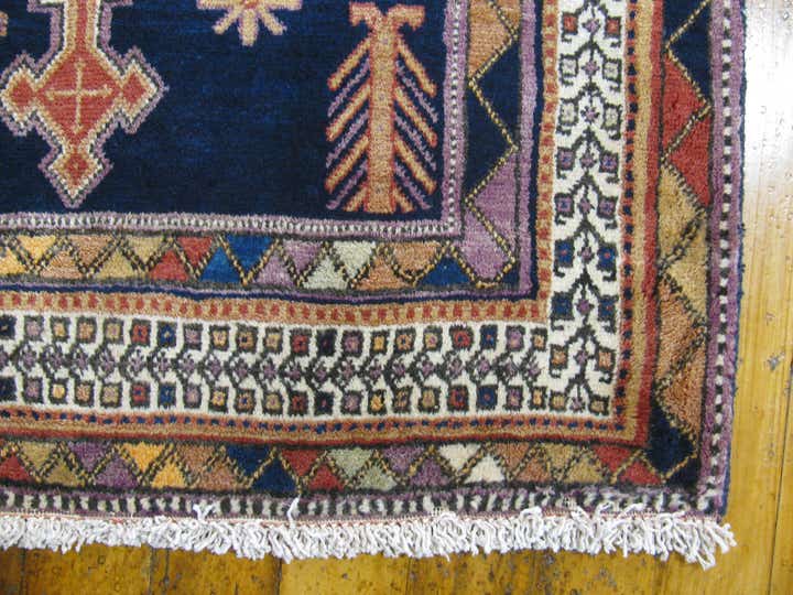5' 5 x 7' 6 Hand Knotted Sirjan Persian Wool Rug