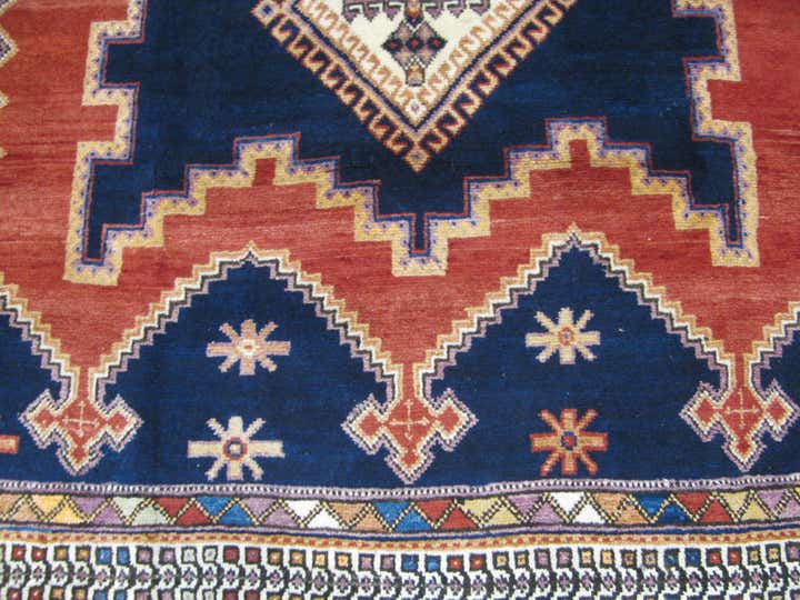 5' 5 x 7' 6 Hand Knotted Sirjan Persian Wool Rug