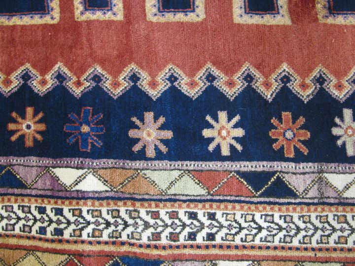 5' 5 x 7' 6 Hand Knotted Sirjan Persian Wool Rug