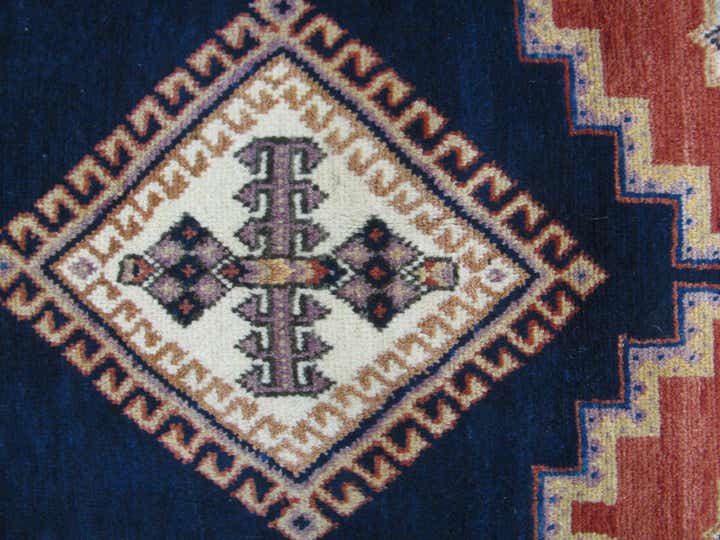 5' 5 x 7' 6 Hand Knotted Sirjan Persian Wool Rug