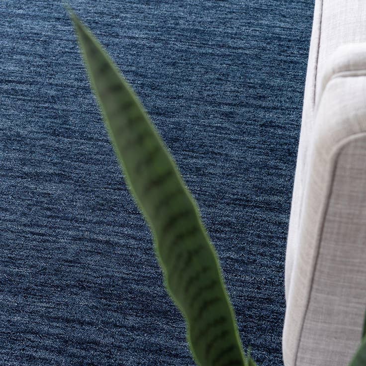 Detail image of 8' 2 x 11' 6 Hand Knotted Solid Gabbeh Wool Rug