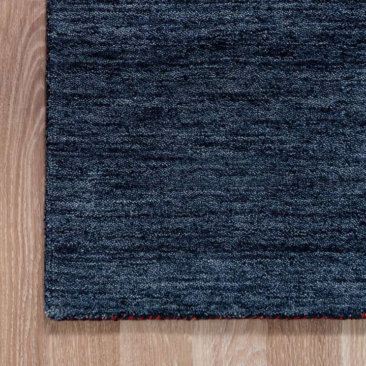 8' 2 x 11' 6 Hand Knotted Solid Gabbeh Wool Rug