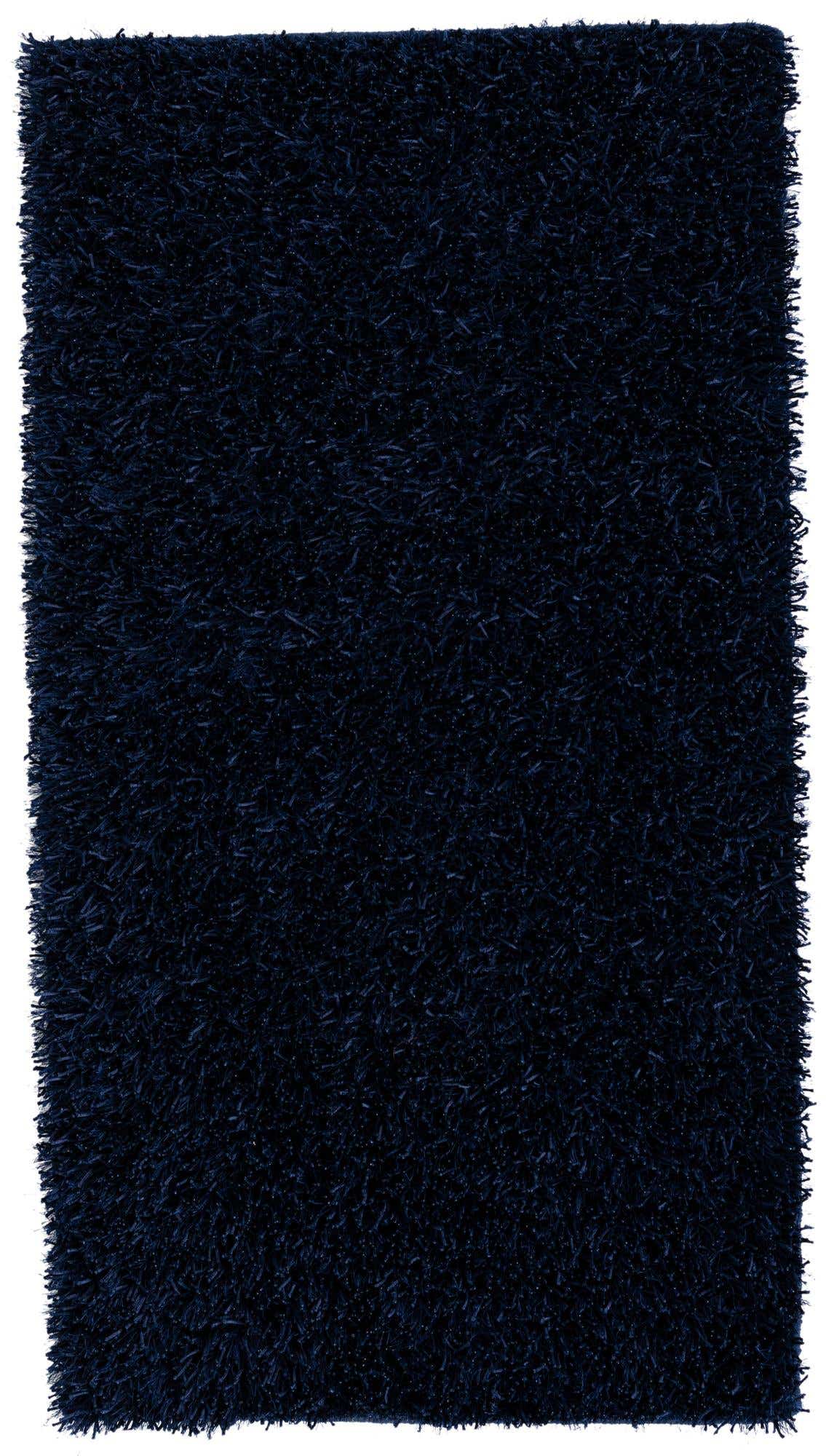 2' 8 x 4' 8 Hand Knotted Solid Shag Oriental Rug