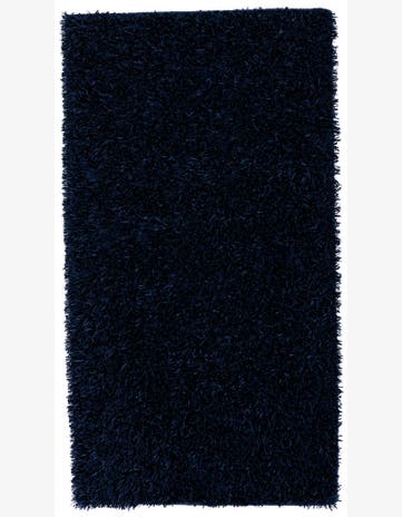 2' 8 x 4' 8 Hand Knotted Solid Shag Oriental Rug