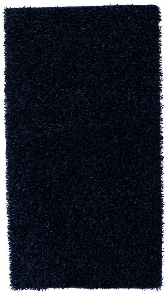 2' 8 x 4' 8 Hand Knotted Solid Shag Oriental Rug