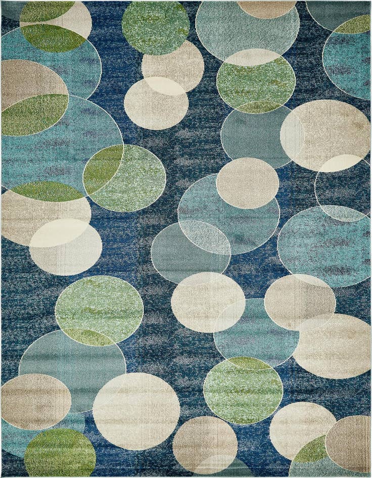 Detail image of 10' 6 x 16' 5 Washable Spectrum Rug