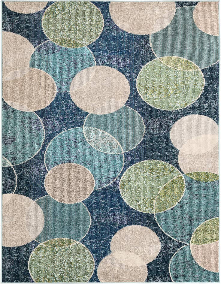 Detail image of 5' x 8' Washable Spectrum Rug