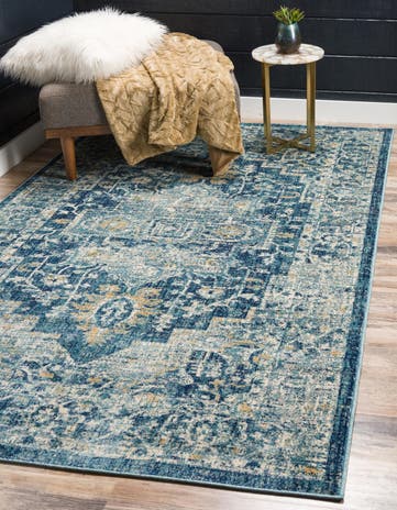 Navy Blue Stockholm Rug