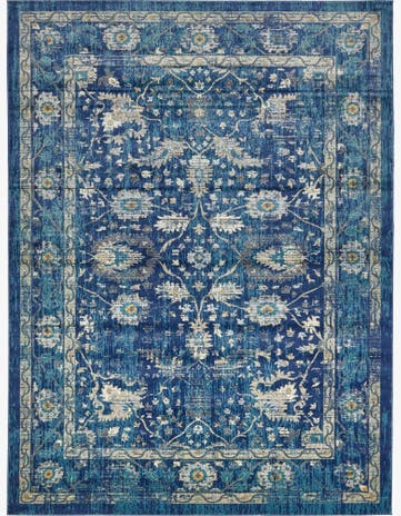 Navy Blue Stockholm Rug