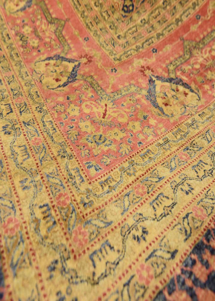 12' 4 x 21' 11 Hand Knotted Tabriz Hadji Jalili Oriental Rug
