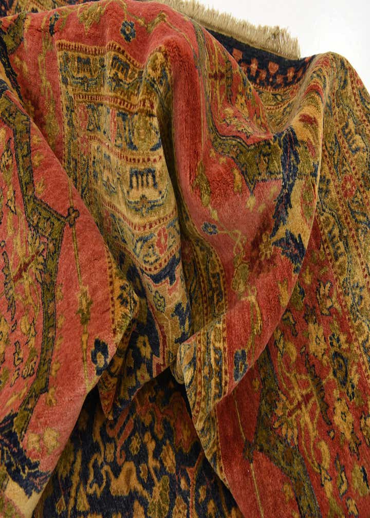 12' 4 x 21' 11 Hand Knotted Tabriz Hadji Jalili Oriental Rug