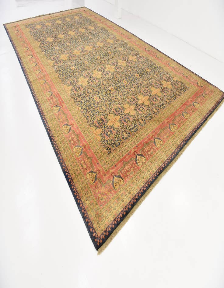 Detail image of 12' 4 x 21' 11 Hand Knotted Tabriz Hadji Jalili Oriental Rug