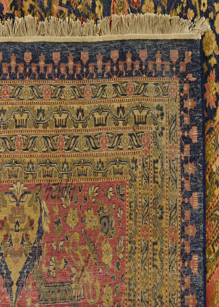 12' 4 x 21' 11 Hand Knotted Tabriz Hadji Jalili Oriental Rug