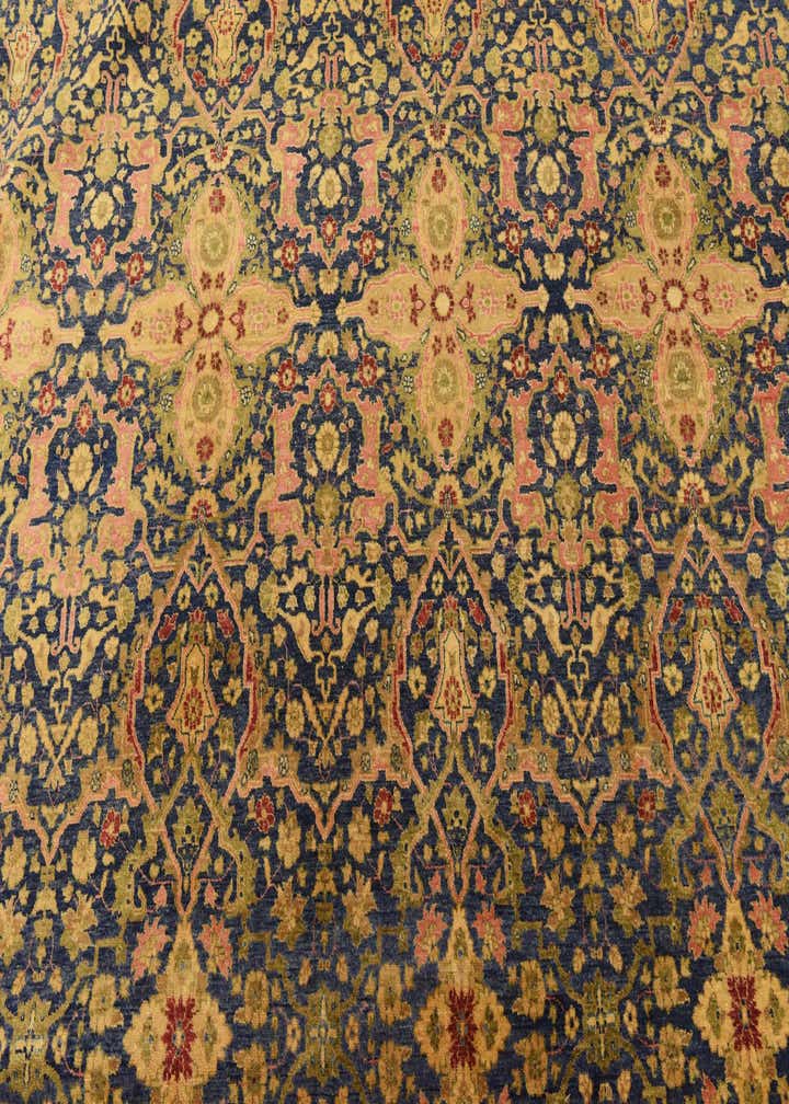 12' 4 x 21' 11 Hand Knotted Tabriz Hadji Jalili Oriental Rug