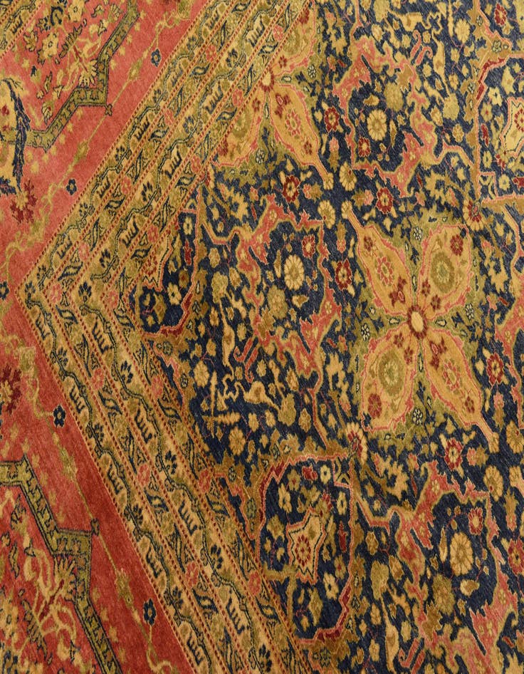 Detail image of 12' 4 x 21' 11 Hand Knotted Tabriz Hadji Jalili Oriental Rug