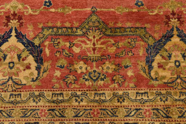 12' 4 x 21' 11 Hand Knotted Tabriz Hadji Jalili Oriental Rug