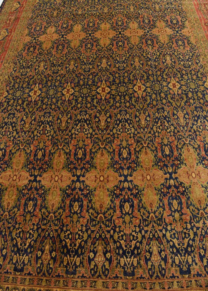 12' 4 x 21' 11 Hand Knotted Tabriz Hadji Jalili Oriental Rug